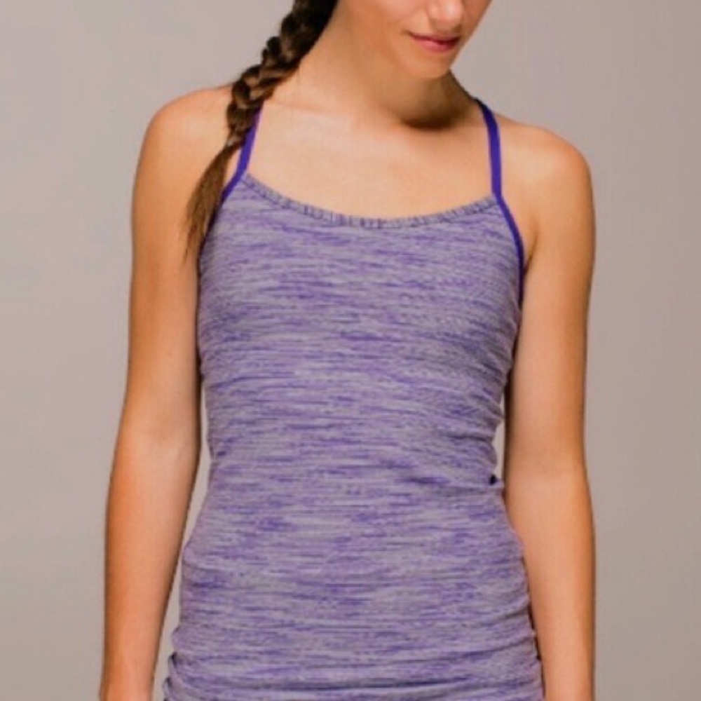 Lululemon Power Y Purple Berry Racerback Tank Top